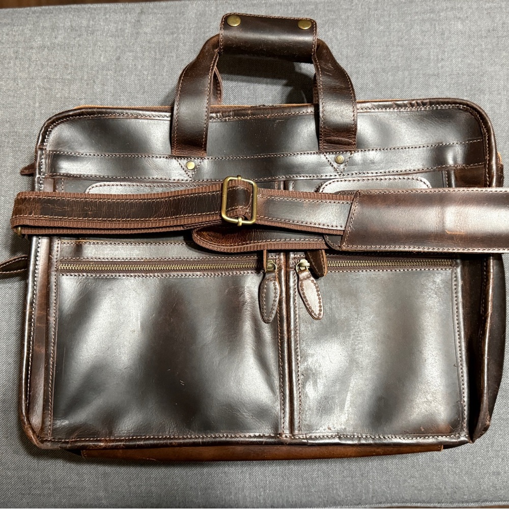 Leather Briefcase - Picture 2 of 12
